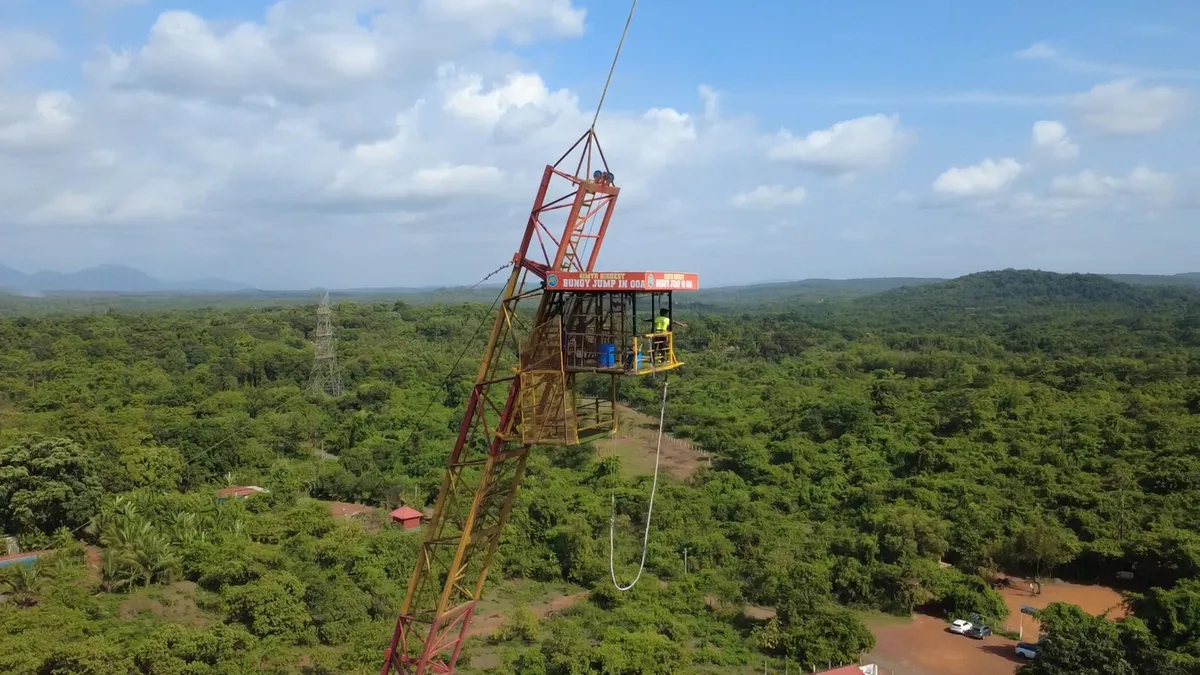 Bungee Jumping (North) by Indya Bungy, North Goa
